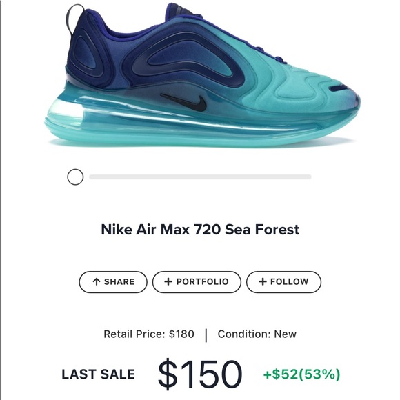 Nike Shoes - Nike Air Max 720 Sea Forest
